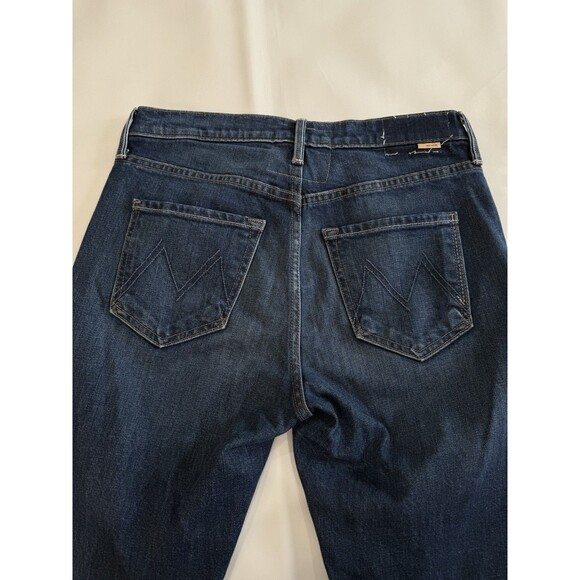 MOTHER Superior The Scrapper Cuff Ankle Fray Lets Wine About It Size 25 - Picture 8 of 11